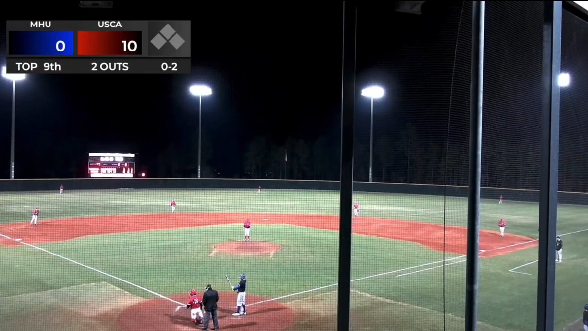 HISTORY MADE 🔥⚾ Take a look at the final out. Ben Shepherd is believed to be the first in #D2BSB history to throw a no-hitter in their collegiate debut! #MakeItYours |