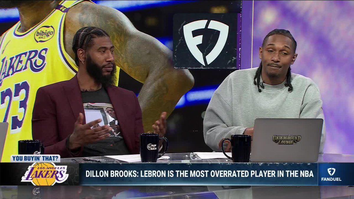 "If Bron is overrated, who are we? ... Dillon, I'm one of your biggest fans, but you got to chill." Boogie Cousins talks Dillon Brooks calling LeBron "overrated" 😅 Michelle Beadle | DeMarcus Cousins | Lou Williams | Iman.