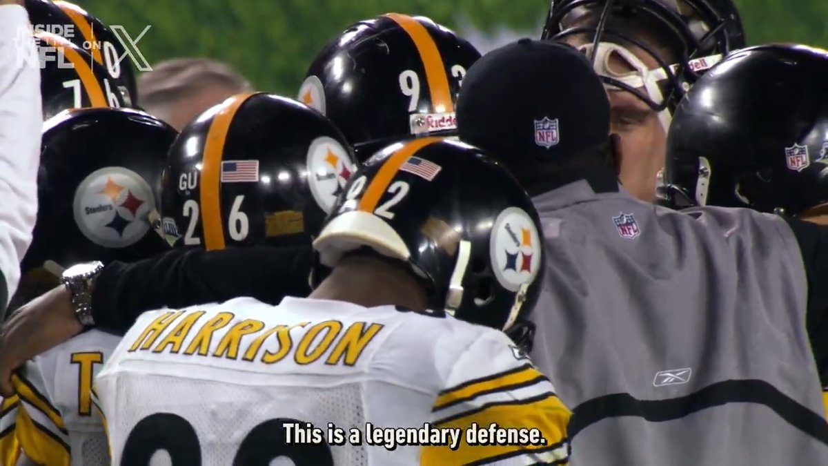"Put an exclamation point on your work!" Mike Tomlin got the Pittsburgh Steelers defense fired up for a final stop to win it all 🙌 (SB XLIII) @insidethenfl's Top 60 SB Mic'd Up Moments on X