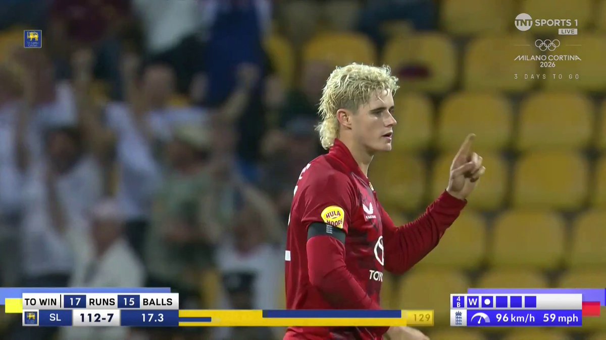 Jacob Bethell with his second wicket of the over 👀 📺 TNT Sports &amp; discovery+ UK