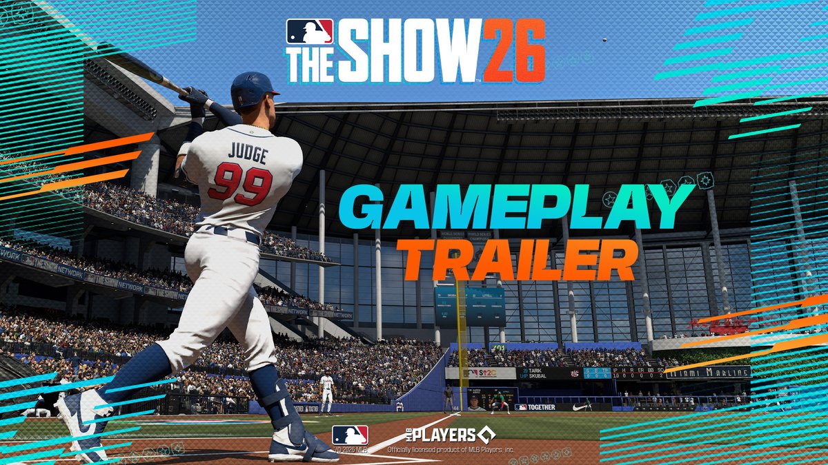 🚨 It’s gameplay trailer drop day! Check out everything new coming to #MLBTheShow 26 and get ready to leave your mark. ⚾📸 Pre-Order Now: