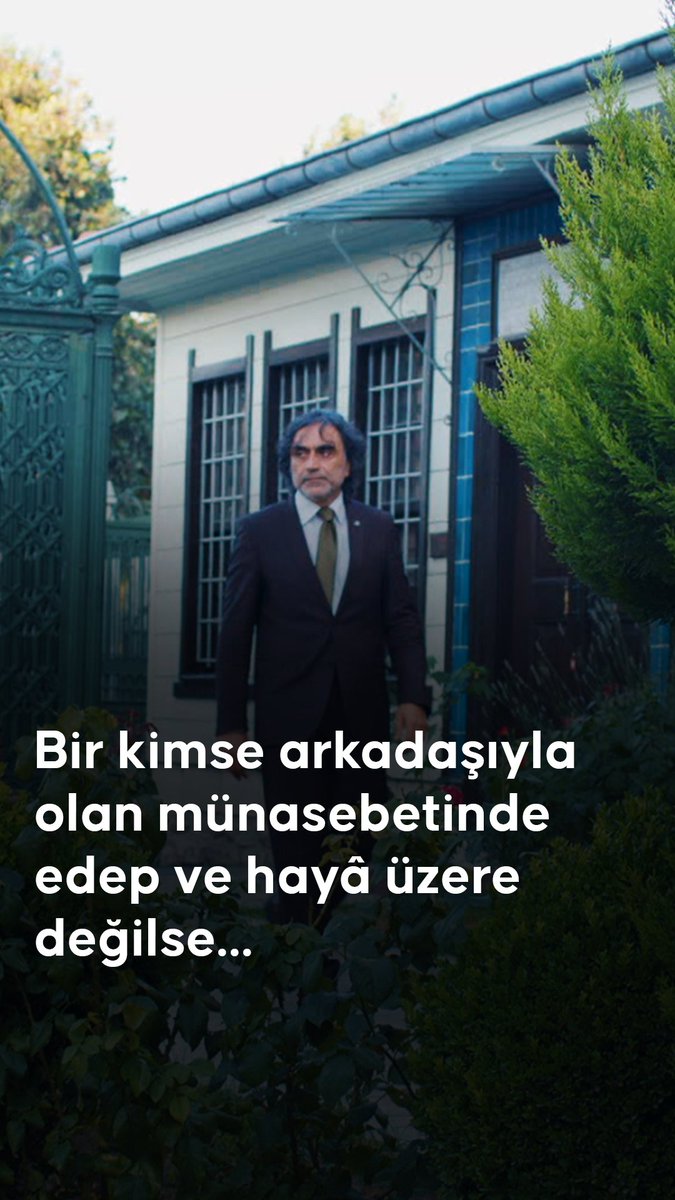 🎙️ “Bir kimse arkadaşıyla olan münasebetinde edep ve hayâ üzere değilse…” – Prof. Dr. Halis Aydemir