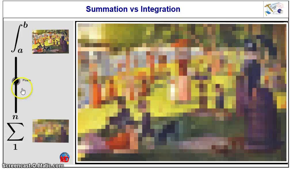 Summation vs Integration Visualization |Animation | Interactive applet GeoGebra #geogebra #math #science #iteachmath #mtbos #visualization #elearning Bernat ANCOCHEA #physics
