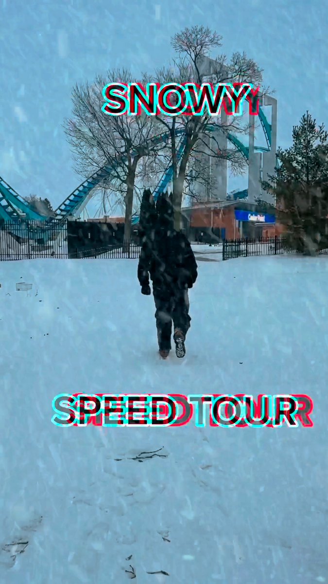 #SpeedTour. Through the snow. Let's go! 🌨️☃️❄️