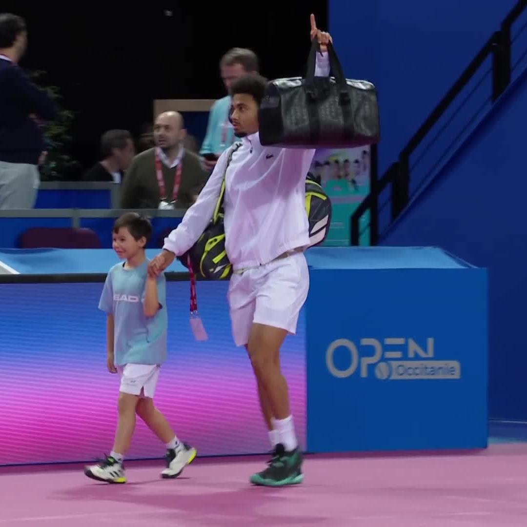 Things you love to see ❤️ Arthur Fils is back playing tennis! 🙏 #OpenOccitanie26