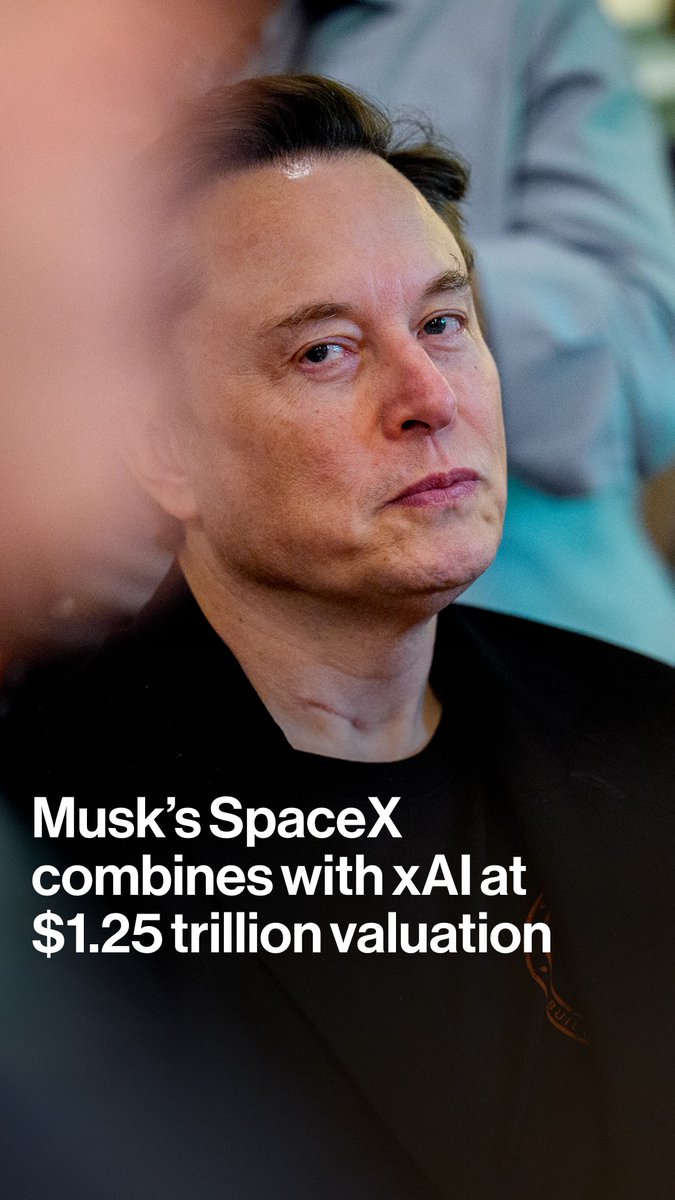 Elon Musk is combining SpaceX and xAI in a deal that values the enlarged entity at $1.25 trillion, as the world’s richest man looks to fuel his increasingly costly ambitions in artificial intelligence and space exploration. Ed Ludlow explains