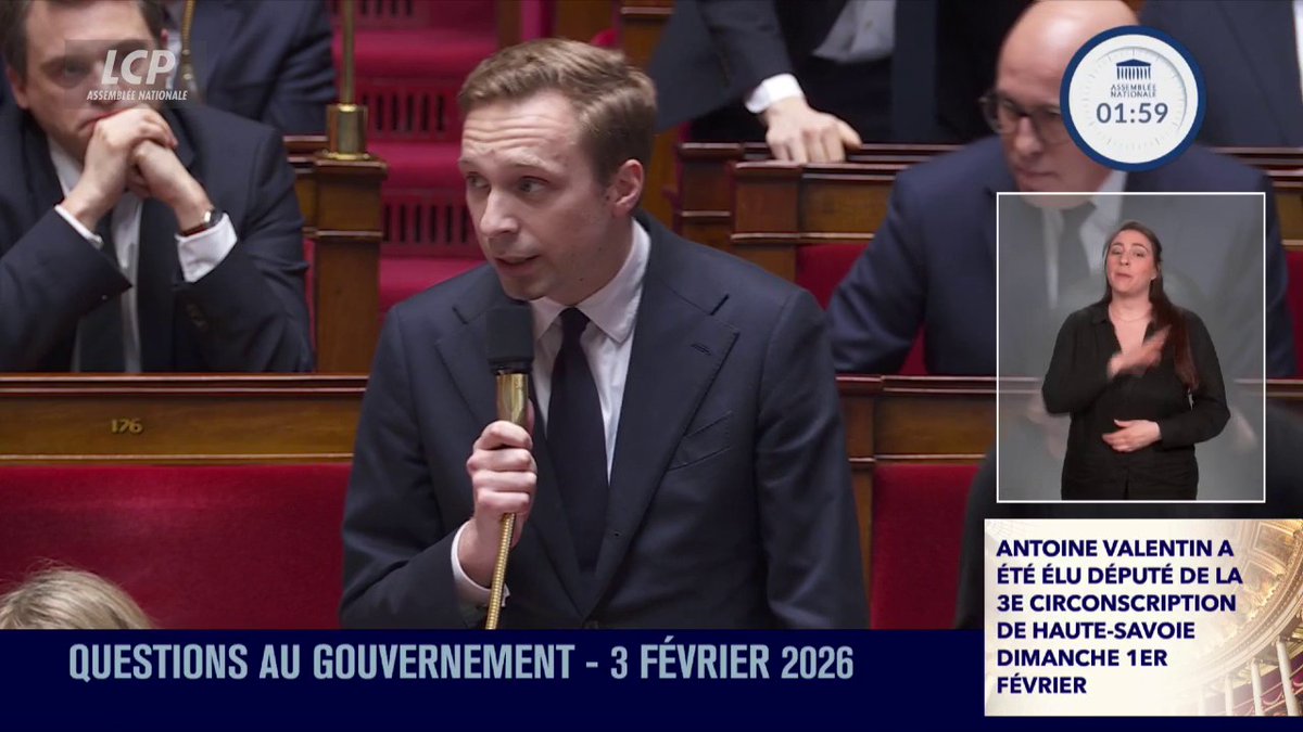 Le nouveau député UDR-RN Antoine Valentin élu ce week-end en Haute-Savoie fait son entrée à l’Assemblée Nationale. Bravo à lui ! 👏🏻🇫🇷