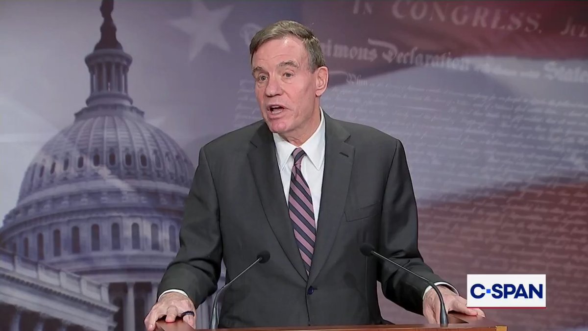 Sen. Mark Warner (D-VA): "I have deep concerns about the fairness of our elections in '26 and '28…If it doesn’t scare the heck out of you, it should."