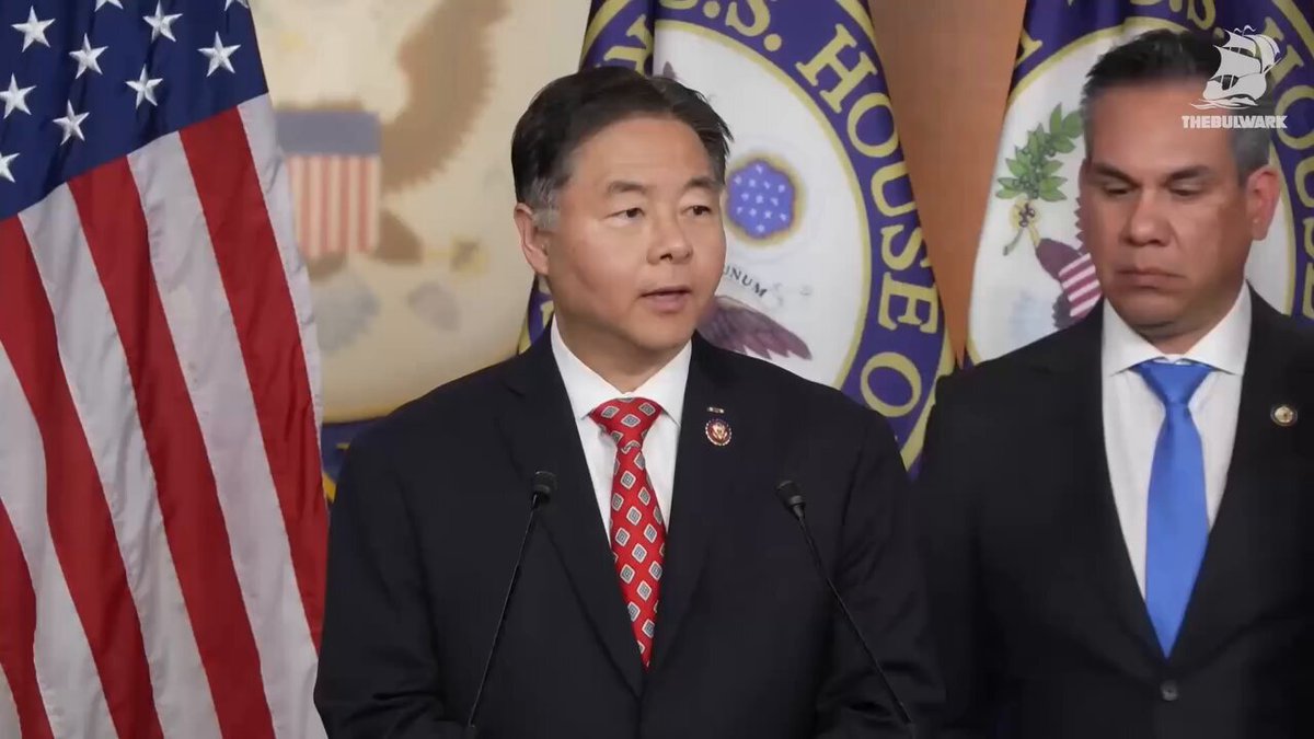 Ted Lieu calls for Todd Blanche to be fired: “Yesterday, he suggested it’s not a crime to party with Jeffrey Epstein. If Epstein was trafficking minors for those sex parties, and you showed up and patronized that operation, yes, you’re guilty.”