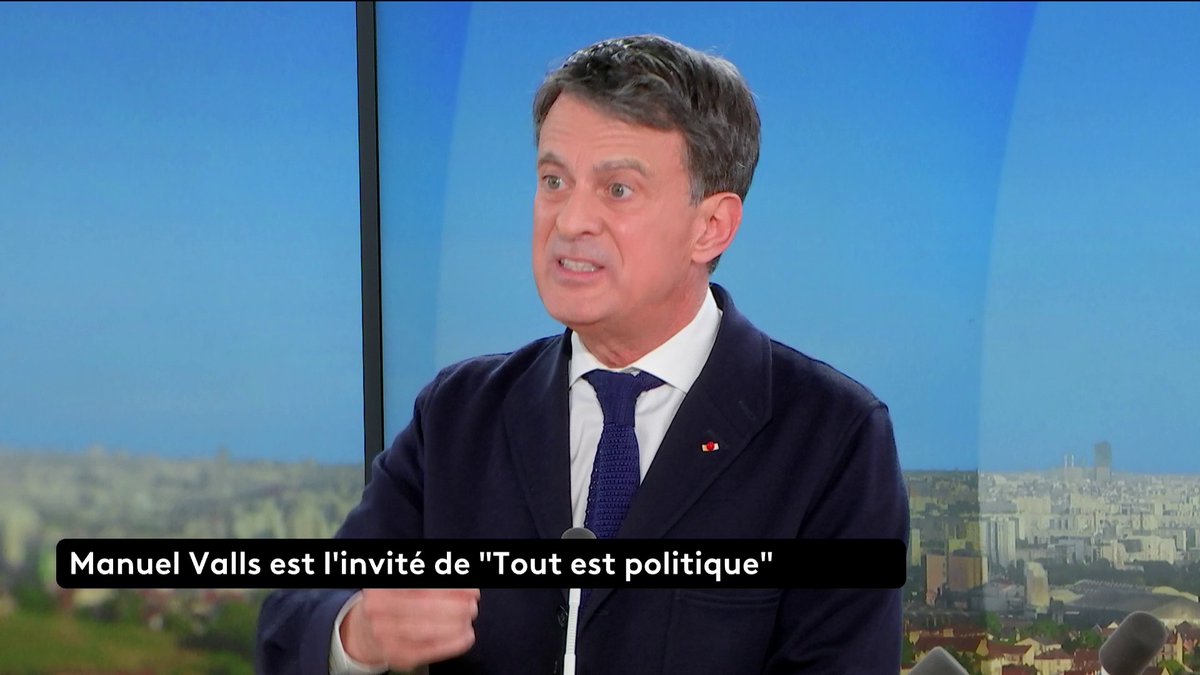 🔴 🗣️ Municipales : "Toute alliance avec un parti qui participe de la haine des juifs [...] est de mon point de vue impossible, immoral", assène Manuel Valls à propos de La France Insoumise. L'ancien Premier ministre est l'invité de #ToutEstPolitique. #Canal16
