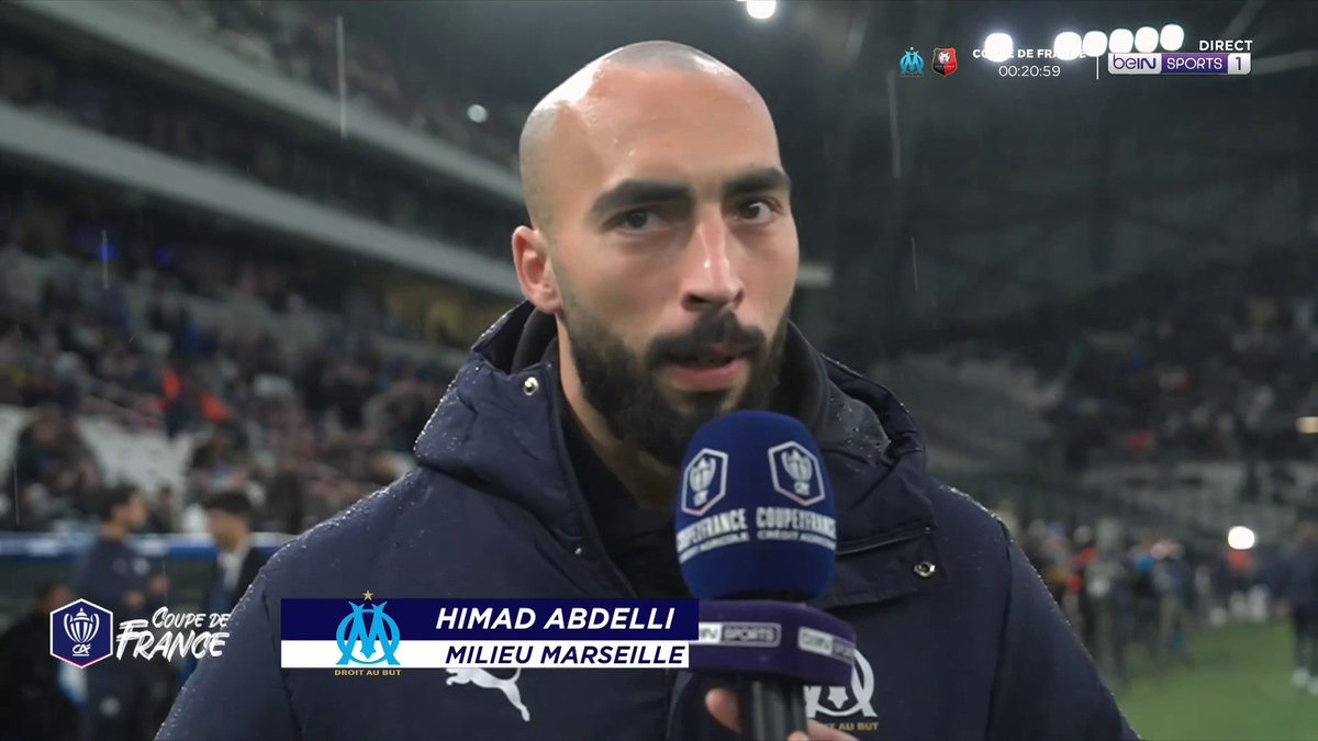 Himad Abdelli 🇩🇿 réalise son rêve en évoluant aujourd’hui à Marseille. 🤩💙🤍 🎥 beIN SPORTS