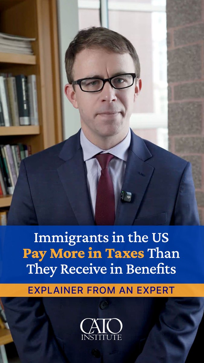 For every year from 1994 to 2023, immigrants in the US paid more in taxes than they received in benefits from all levels of government. Check out the latest study from Cato’s David J. Bier.