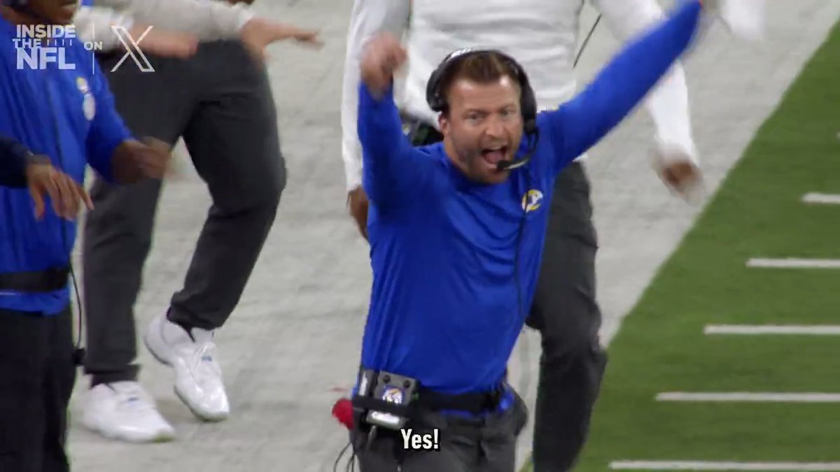 "Aaron Donald's going to make a play." Sean McVay knew that AD_99 would make a play to help the Los Angeles Rams win it all 💪 (SB LVI) @insidethenfl's Top 60 SB Mic'd Up Moments on X