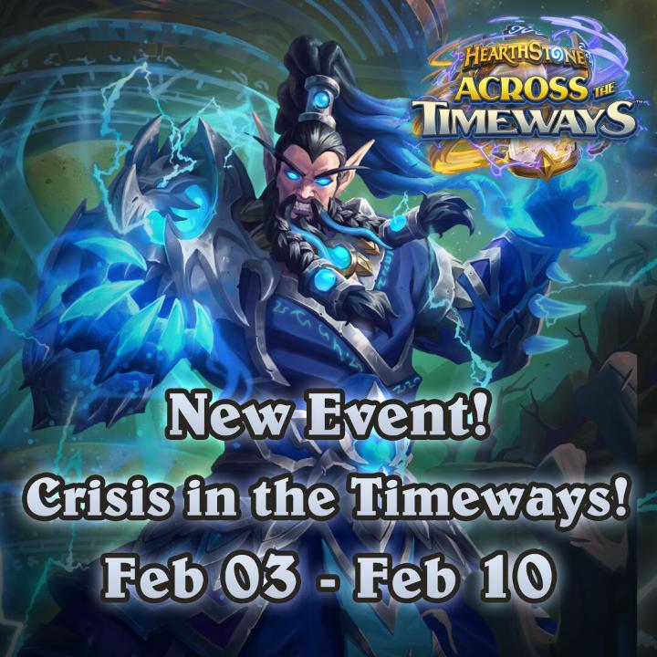 Help Chromie in her fight against Murozond in the new event Crisis in the Timeways ⏳ Complete quests to obtain rewards and unlock the Lunar Lunara Hero skin!