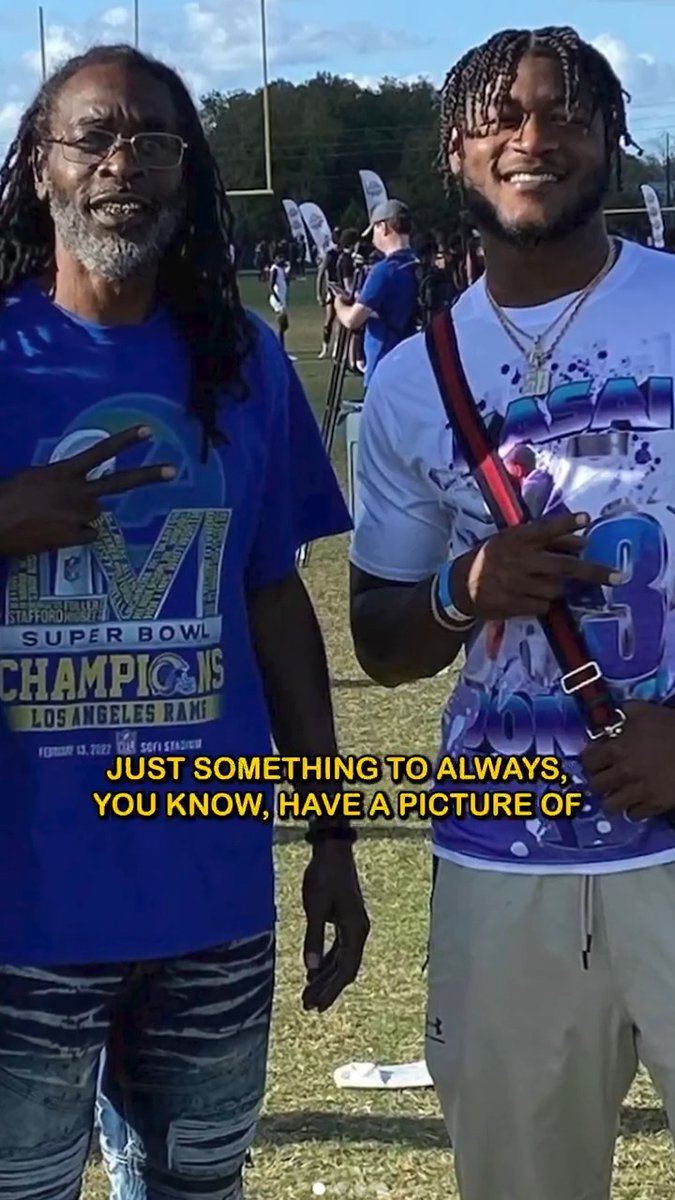Ernest Jones IV is carrying his dad's memory with him through the Super Bowl experience ❤️ Ernest Jones Super Bowl LX– Sunday 6:30pm ET on NBC Stream on NFL+ + Peacock