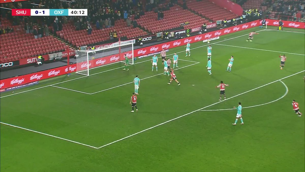 The cutback, the finish 💥 Sheffield United are level!