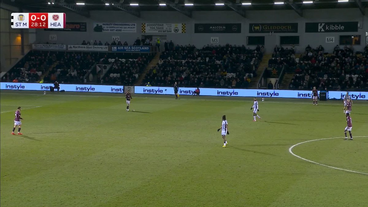 🟥 Craig Halkett has been sent off for denying a goal scoring opportunity! ⤵️