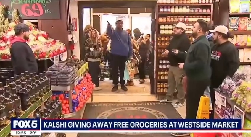 Latest: Prediction market Kalshi gave away free groceries to New Yorkers.
