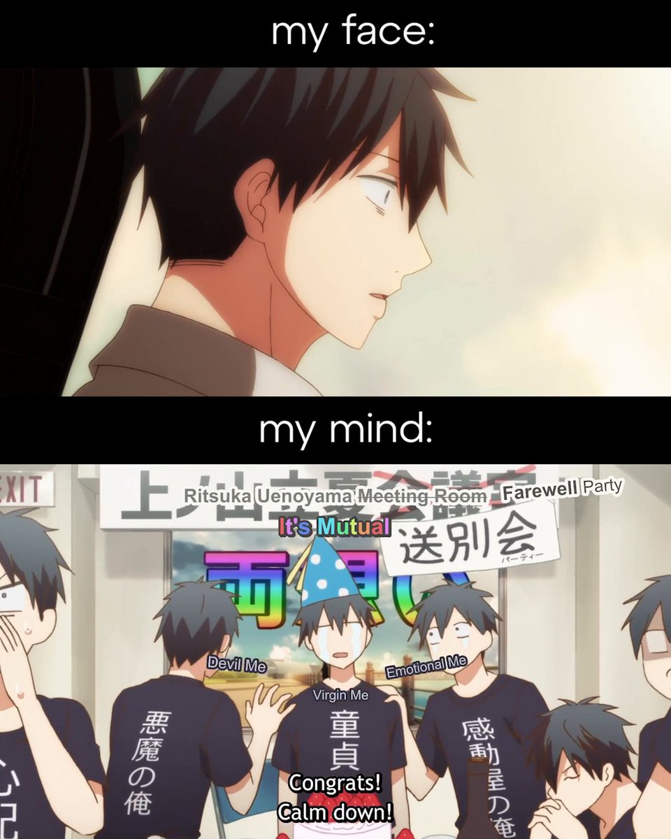 Uenoyama was too stunned to speak 😳 (via given)