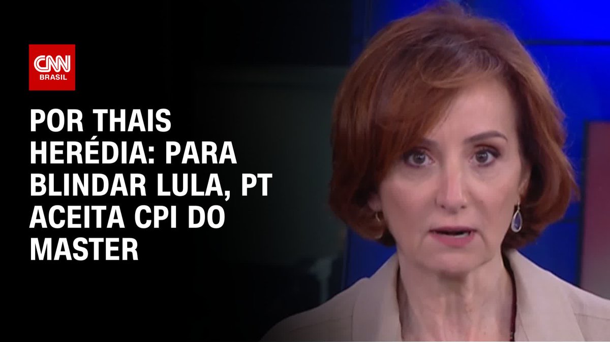 Para blindar Lula, PT aceita CPI do Master; assista #CNNHoraH