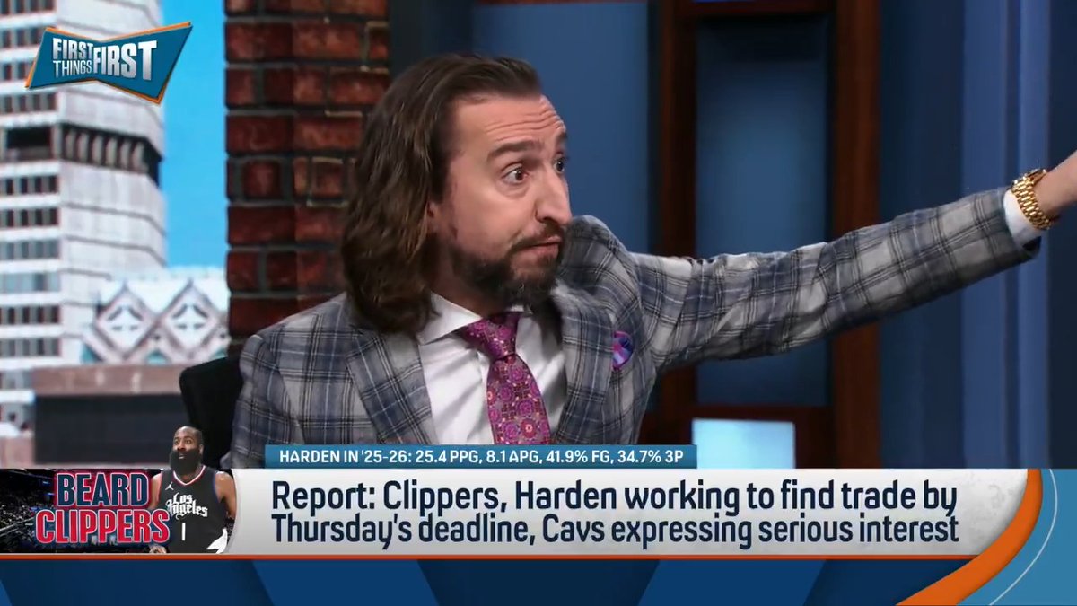 “I would not trade Darius Garland for James Harden under any circumstances. You know why?… All this guy does is quit on teams and fold in the playoffs.” nick wright sounds off about James Harden: