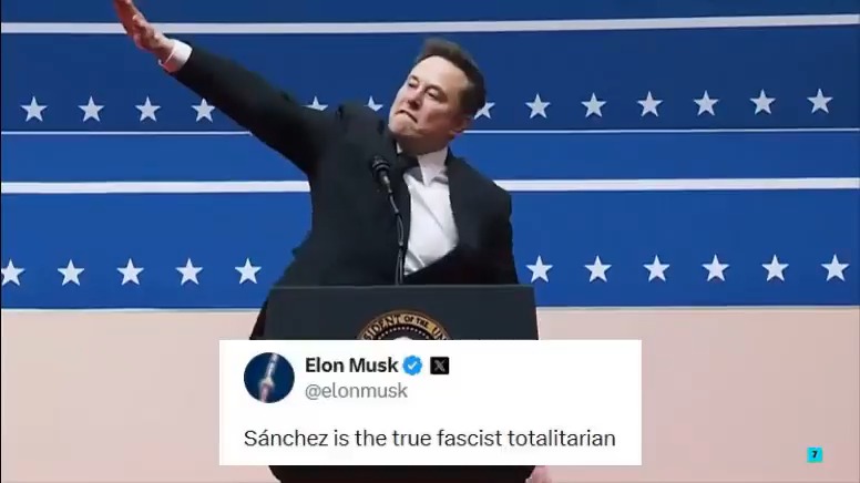 Elon Musk acaba de llamar fascista totalitario a Pedro Sánchez.