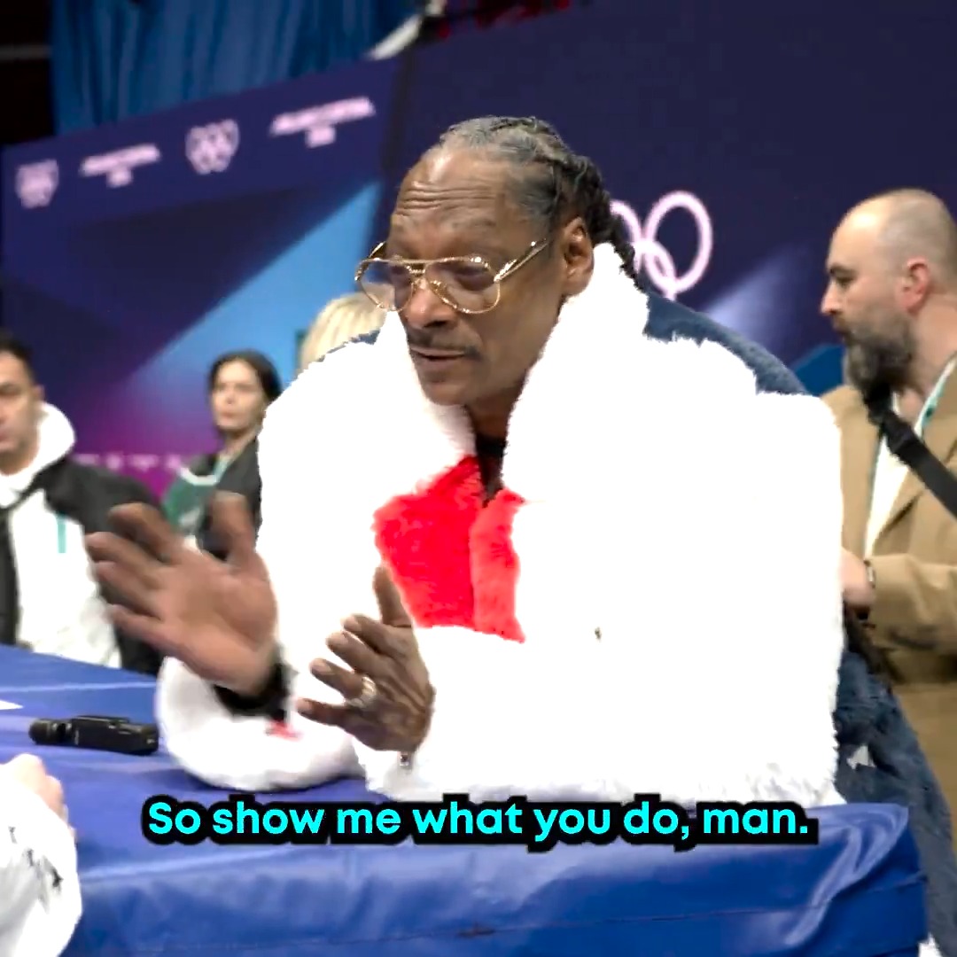 "That was love right there." 😤 Ilia "Quad God" Malinin left Snoop Dogg inspired by his moves on the ice.