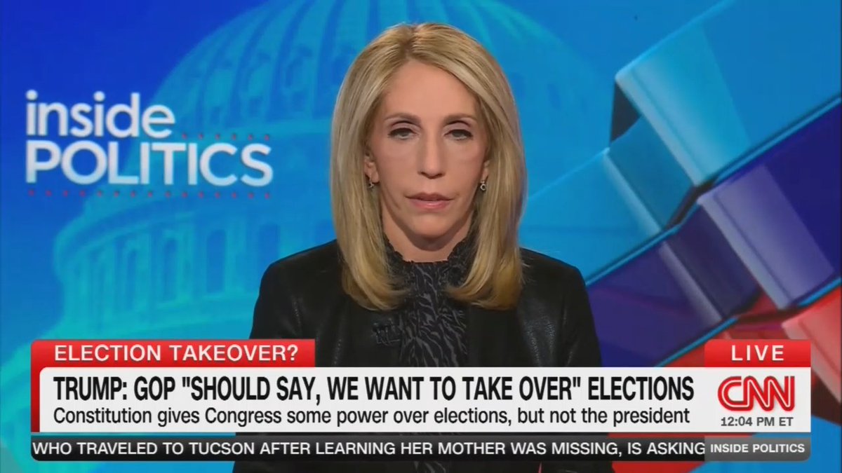 CNN reads a list of things Trump has said about elections: "I should have used the National Guard to seize election boxes in 2020. People will soon be prosecuted for what they did. When you think of it, we shouldn't even have an election."