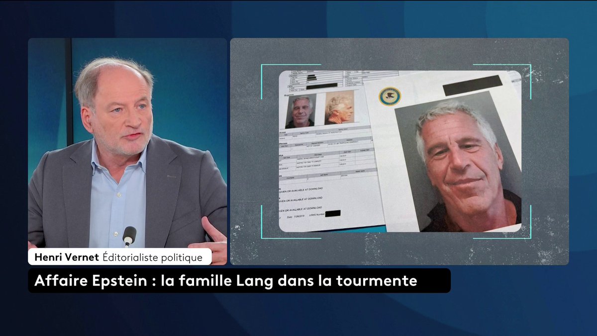 🔴 🗣️ Jack Lang lié au pédocriminel Jeffrey Epstein : "La manière dont il affirme qu'il est tombé de l'armoire [...] en 2019, je trouve que ce n'est pas très sérieux", déplore l'éditorialiste politique Henri VERNET. Loïc de La Mornais #SurLeTerrain #Canal16