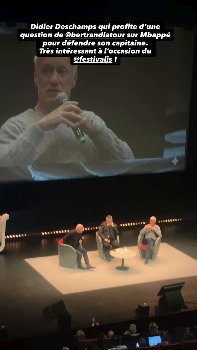 Didier Deschamps on journalist question about Kylian Mbappé ‘selfishness’ and running: “ That's your analysis. I don't think that's the case, even if some might run less than others. If you want him to cover at least 11km per match, don't bother, he won't. However, he offers many other qualities that are important and decisive. You may like Kylian, you may not, but the youngsters adore him. You have this image of him as a selfish, individualistic guy, and of course a striker has to be selfish, but I can assure you that within the French national team, he behaves like a captain whose word brings the group together. ” Guy Stéphan (Didier Deschamps assistant): “ Mbappé makes a lot more high-intensity runs during the games than the others. ”
