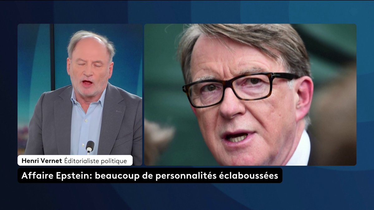 🔴 🗣️ Affaire Jeffrey Epstein : "Ça révèle le peu de cas [...] qu'auraient fait ces personnalités, dont nombre de dirigeants, de la dignité de la vie humaine", estime l'éditorialiste politique Henri VERNET. Loïc de La Mornais #SurLeTerrain #Canal16