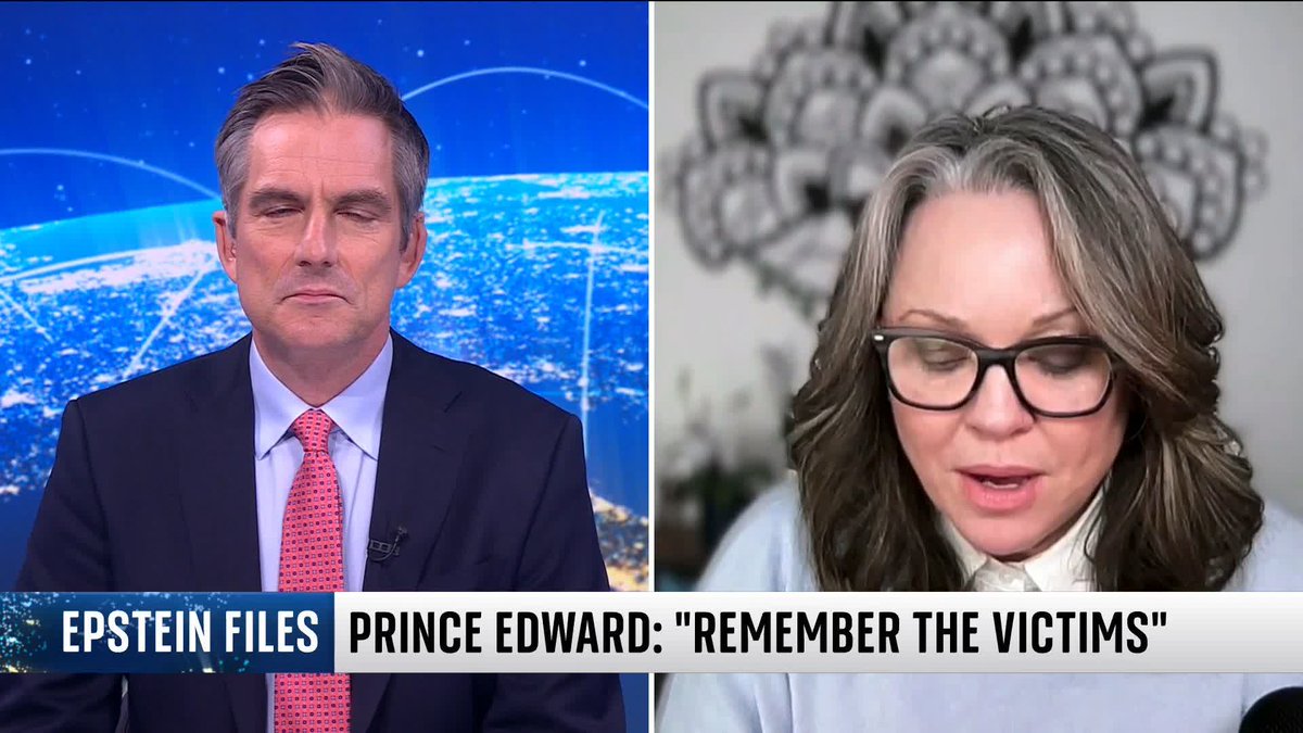 "Anyone that spent any significant time with Jeffrey Epstein should be called to testify before Congress." Jess Michaels, a survivor of Epstein's abuse, speaks to @JonathanSamuels. Andrew Mountbatten-Windsor denies any wrongdoing. 📺 Sky 501