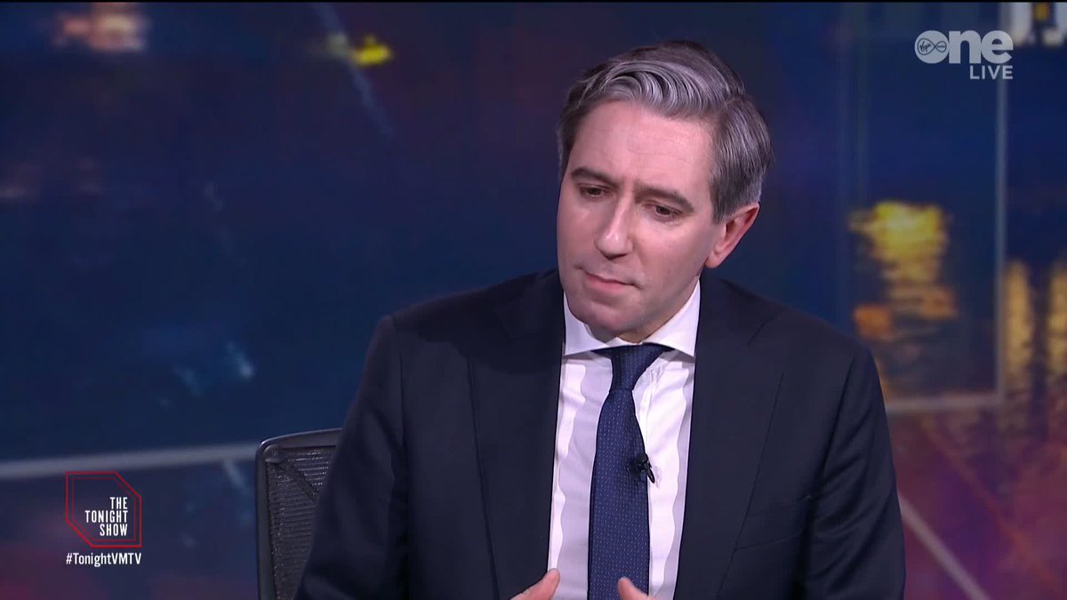 🗣️ “I don’t wish to leave the health, safety and wellbeing of our children to any private tech company,” Simon Harris TD #TonightVMTV #SocialMediaBan