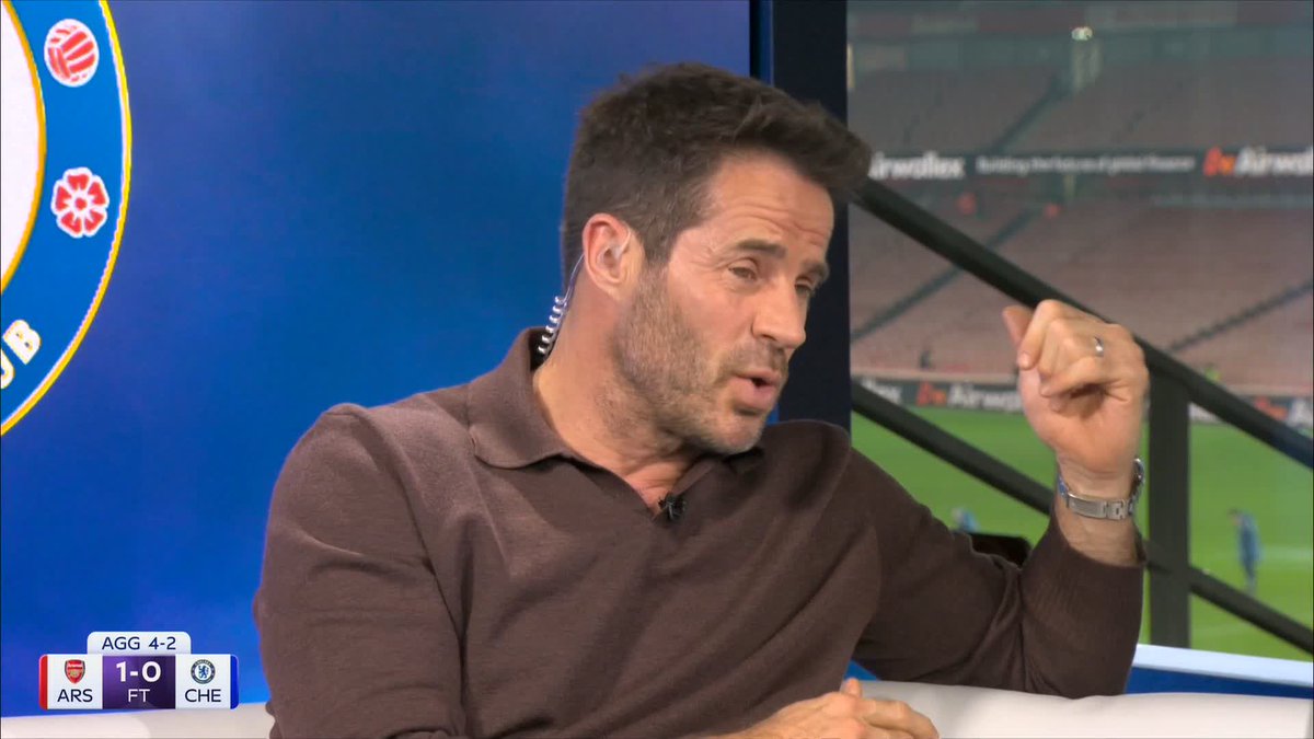 "There will be a lot of regrets in that dressing room" Jamie Redknapp says Chelsea will be feeling they didn't do enough against Arsenal in the Carabao Cup semi-final ⤵️