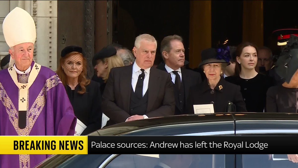 BREAKING: It has been confirmed that Andrew Mountbatten-Windsor's move from Royal Lodge has taken place, and that he is now a resident of Norfolk Live updates: 📺 Sky 501, Virgin 602, Freeview 233 and YouTube