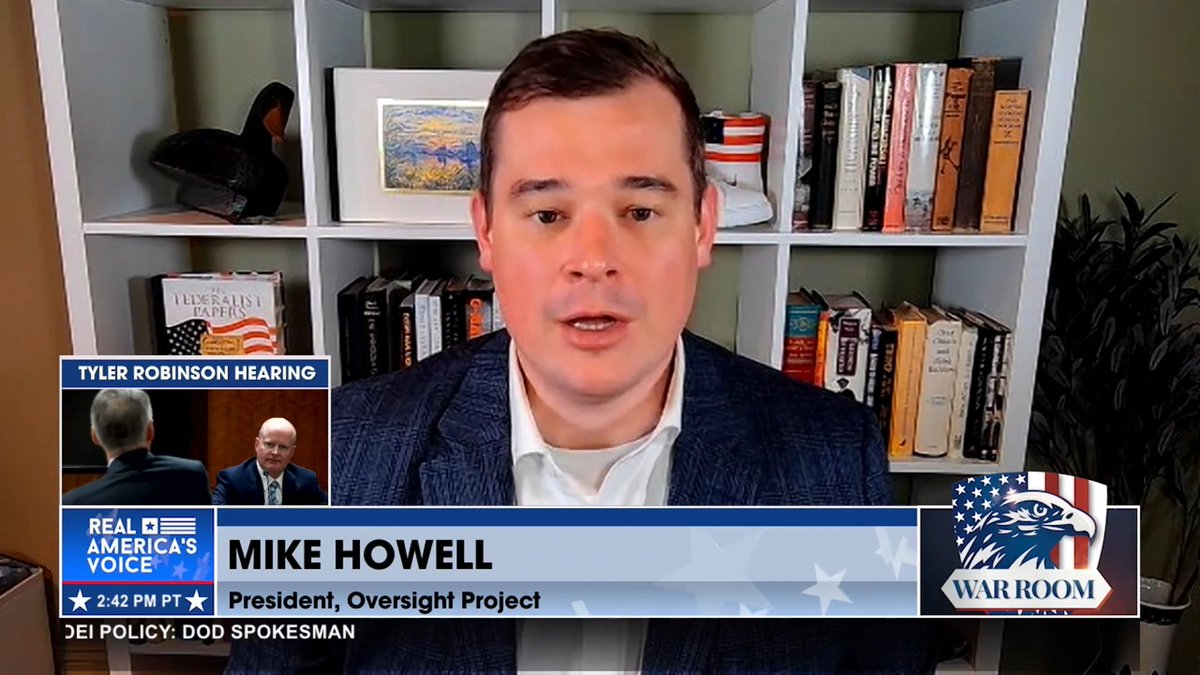 “Ed Martin’s not going anywhere. I just spoke to him, and he’s got the President’s full backing. Don’t listen to any of the noise.” - Mike Howell Natalie Winters Bannon’s WarRoom