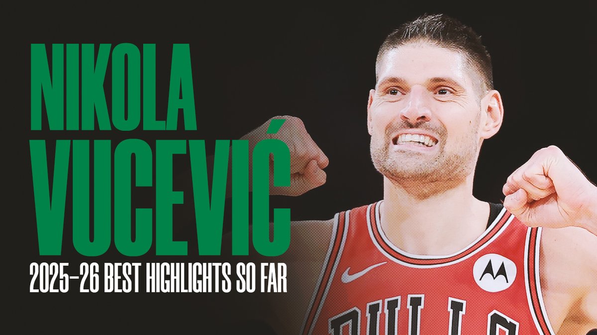 Welcome to Boston, Nikola Vucevic ☘️ Here are some of his best highlight from the 2025-26 season so far: