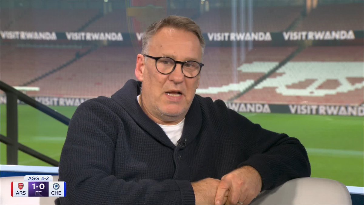 "To get to a cup final, to be six points clear, to be the top team in the Champions League, it's an incredible effort." 👏 Paul Merson & Jamie Redknapp react to Arsenal's Carabao Cup win over Chelsea!