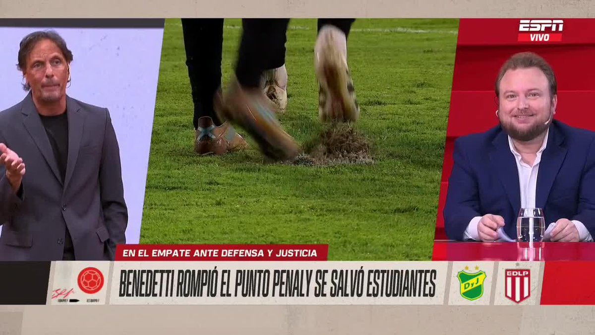 👀 ¿MERECE SANCIÓN? La acción viral de Benedetti antes del penal de Defensa y Justicia vs. Estudiantes. ▶️ Mirá #ESPNEquipoF en el Plan Premium de #DisneyPlus
