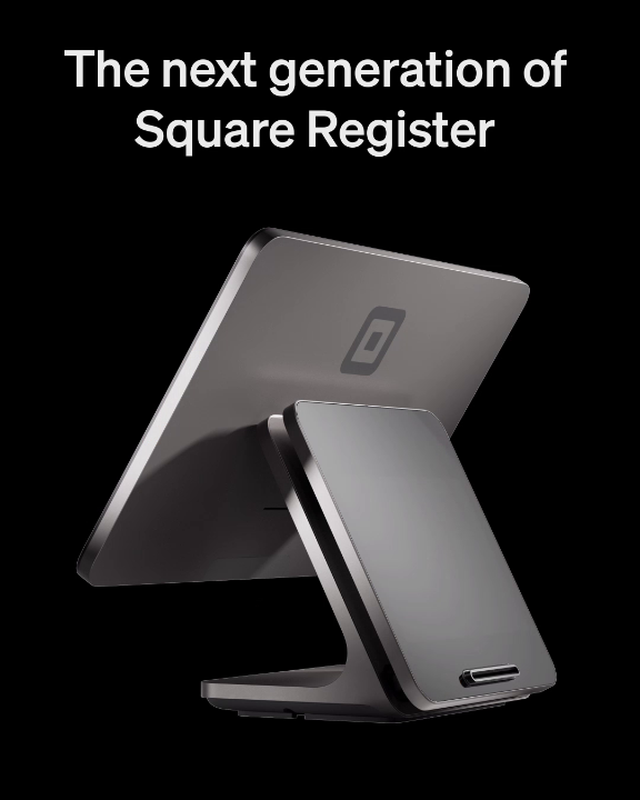 Two screens. No friction. This is the next generation of Square Register: faster, more reliable, more durable.