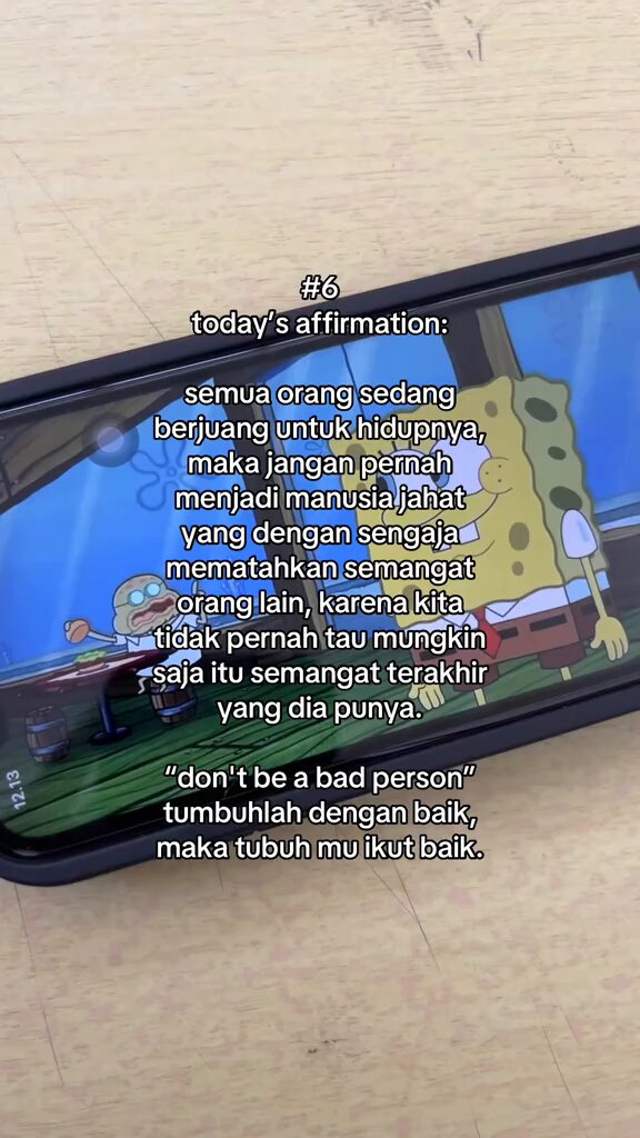 don't be a bad person 🙌🏻