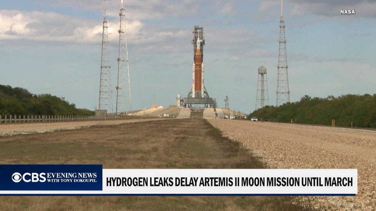 NASA has delayed its Artemis II mission after a fuel leak was detected during testing of the Space Launch System rocket, pushing the crewed flight around the moon to March.