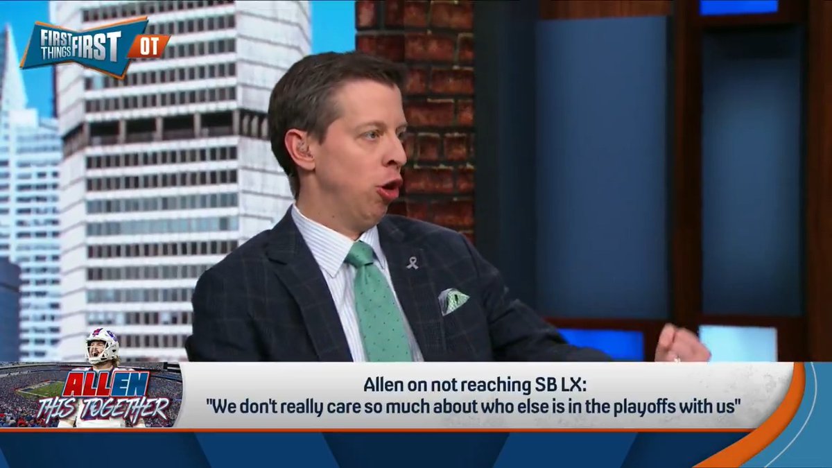 “I thought the whole conversation was kind of illuminating into why Josh Allen is a superstar and one of the best athletes in the world.” Danny Parkins reacts to Josh Allen’s comments on FTF: