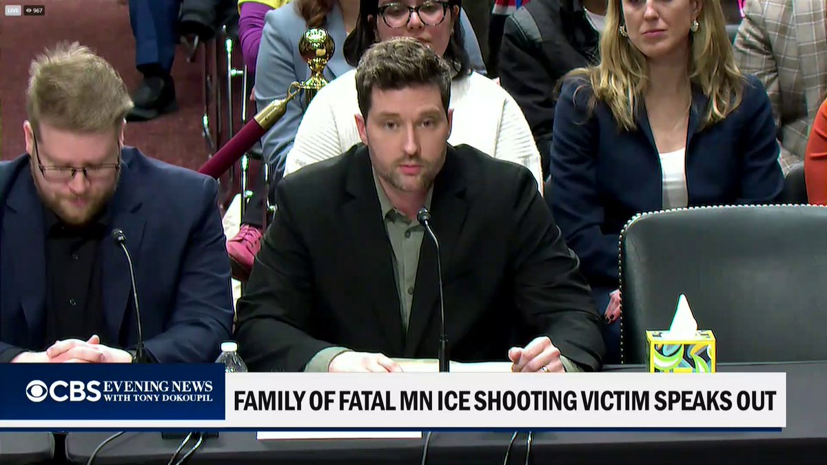 The brothers of Renee Good testified Tuesday on Capitol Hill, speaking publicly for the first time about their sister’s death. They were among several people testifying about the use of force by federal immigration agents.