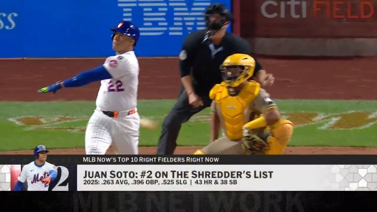 Juan Soto is the No. 2 right fielder on MLB Now's #Top10RightNow.
