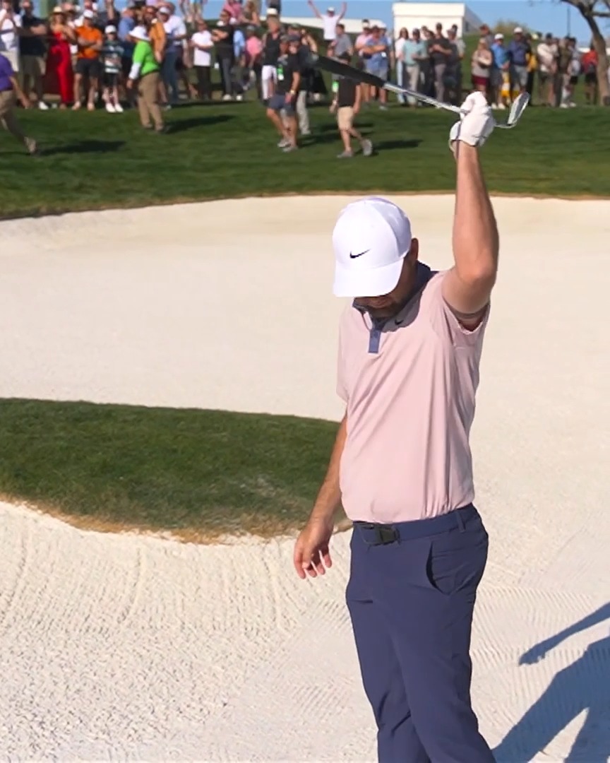 There is something special about Scottie Scheffler WM Phoenix Open 😤 #TOURVault