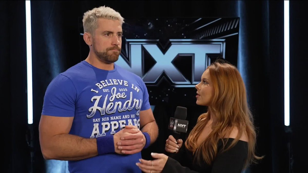 "I'm going to continue to climb that ladder." 🙌 Will Joe Hendry walk out of tonight's ladder match as the new NXT Champion?