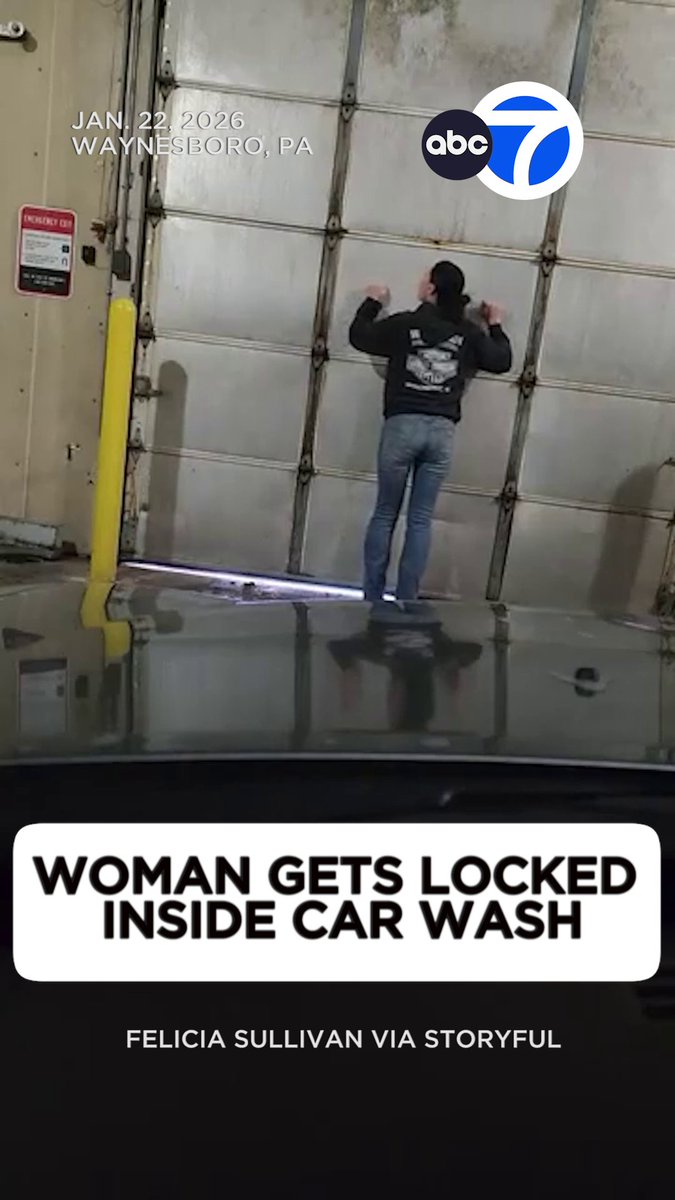 A woman found herself locked in a car wash in Pennsylvania for almost an hour after the system malfunctioned and the doors remained shut. The claustrophobic mishap was recorded by Felicia Sullivan, who said that she documented the incident in case her car was damaged or she was hurt “while stuck in there.” “The owner gave me a bunch of gift cards after the police freed me from the car wash,” she said.