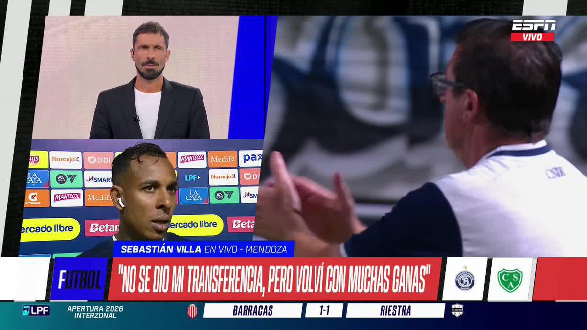 👀🐓 “TODO PUEDE PASAR, LA PUERTA ESTÁ ABIERTA”. Sebastián Villa volvió a manifestar su predisposición para jugar en River Plate.