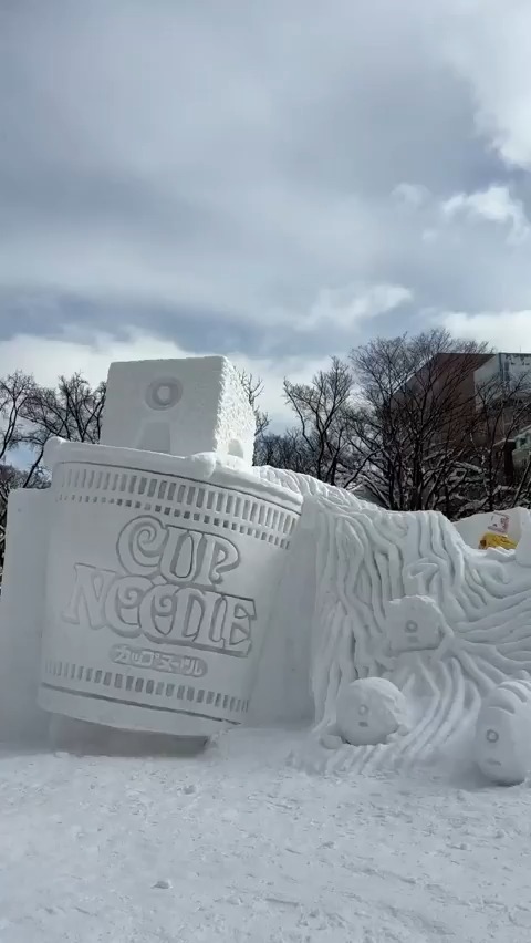 さっぽろ雪まつり開催中 2026年2月4日‐2月11日 #さっぽろ雪まつり #モプヌモンスター